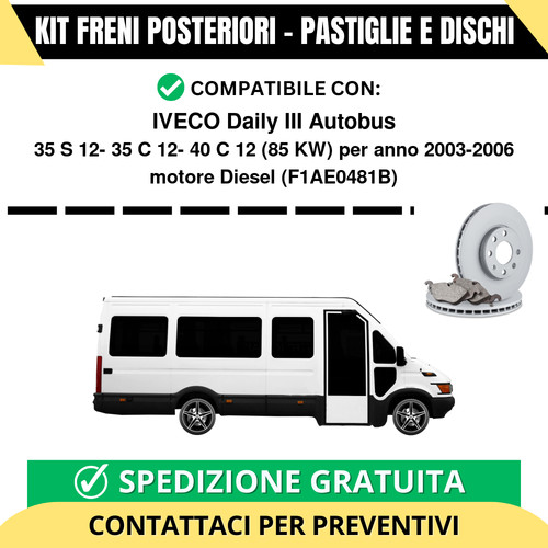 Kit freni posteriori - posteriori, per