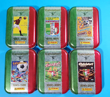 SERIE COMPLETA TIN BOX PANINI CALCIATORI 2020 VUOTE