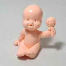 Paciocchini Mini Figure Giochi Preziosi Lil Babies Vintage PVC Toy Pink 