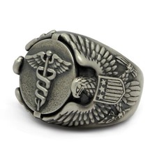 Anello da uomo motociclista in