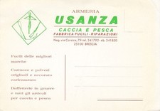 8869) BRESCIA, ARMERIA USANZA, CACCIA E PESCA, FABBRICA FUCILI E RIPARAZIONI.