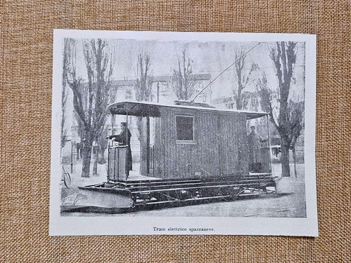 Milano nel 1902 tram elettrico - milano,