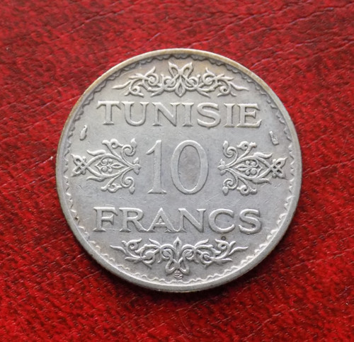 Tunisia franchi 1353 1934 - franchi,
