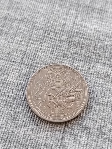 Moneta 100 lire fao 1945 - moneta, 1945-1995