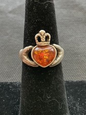 Sterling Silver 925 Amber