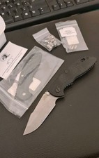 Hinderer XM18 3.5" gen 4. Harpoon spanto, battle blue, flipper delete.