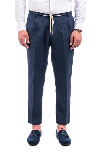 Pantaloni uomo 100 lino - uomo,
