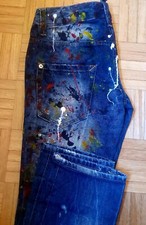 Jeans donna Dsquared2 autentico colore sputter