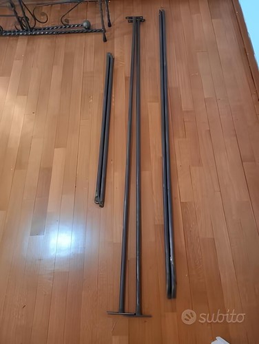 Letto baldacchino artigianale - letto,