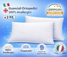2 Cuscini Ortopedici Letto