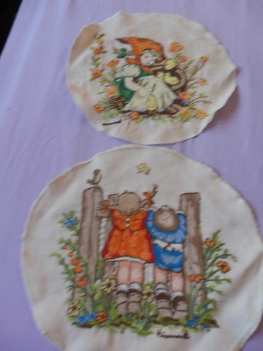 Figurine crewel vintage - 2,