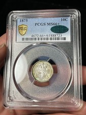 1875 PCGS MS66+ CAC seduto