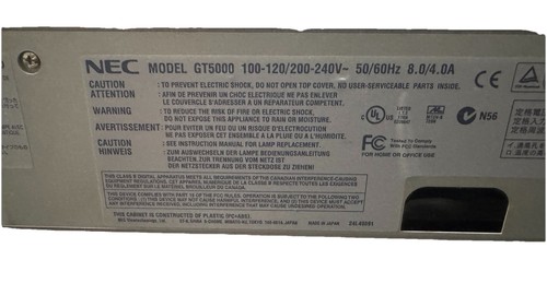 Proiettore lcd modello - modello, nec