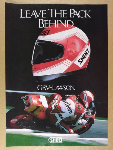 Casco shoei grv lawson 1988 - casco,