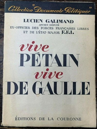 Vive petain de - vive,