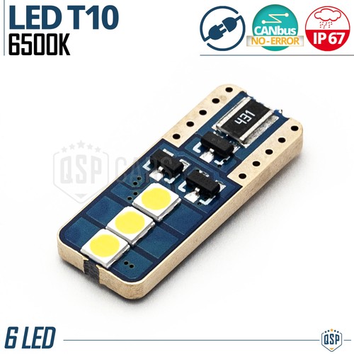 Lampadina led t10 w5w canbus - led,