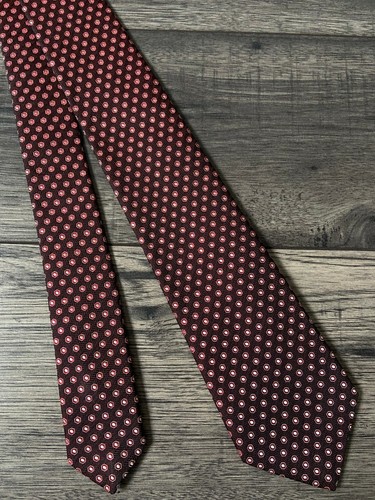 Cravatta geometrica maroon - geometrica,