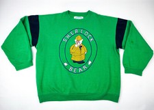Maglione Iceberg Sport Ice Sherlock Bear verde taglia XL maglione vintage anni 90