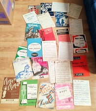 LOTTO SPARTITI ANNI 40 /50/ 60