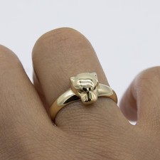 Anello Con Testa Di Pantera E