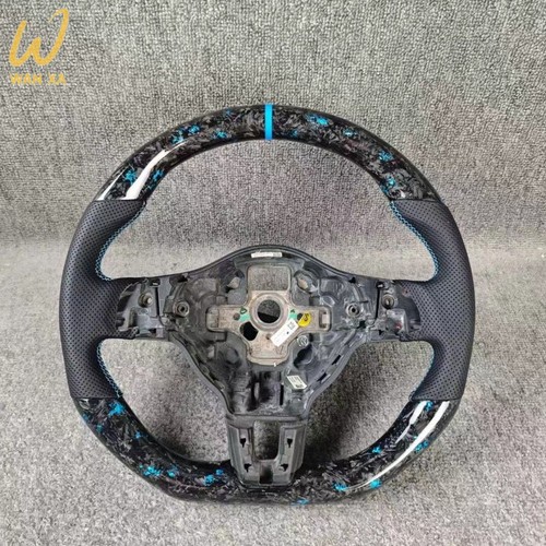 Blue forged real carbon - blue, fiber