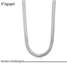 Collana Bracciale Maglia Snake