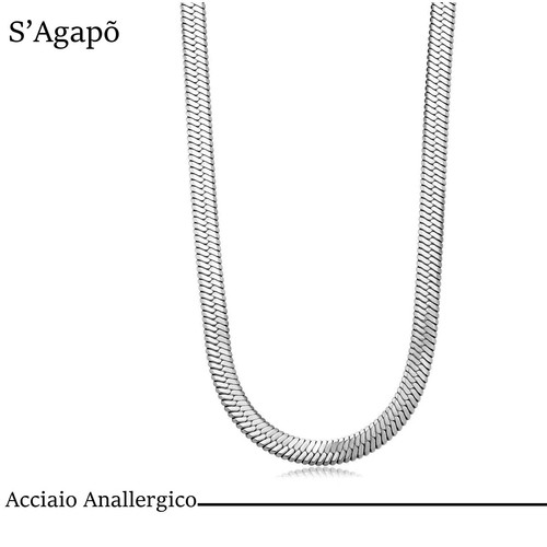Collana bracciale maglia - collana,