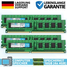 16 GB, 4 x 4 GB RAM DDR3