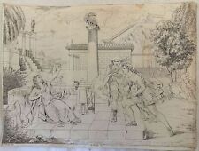MITOLOGIA SCENA MITOLOGICA FILIPPO CARTONI DISEGNO BECCHIO GIOVANNI SILVAGNI 840