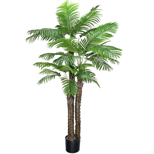 8ft artificial palm tree fake - artificial,