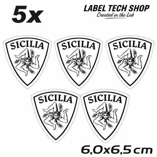Adesivi sicilia stemma - adesivi,