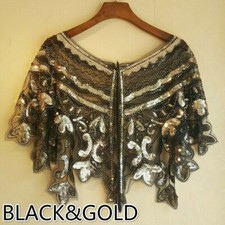 Lady Sequin Cape Bolero Shrug