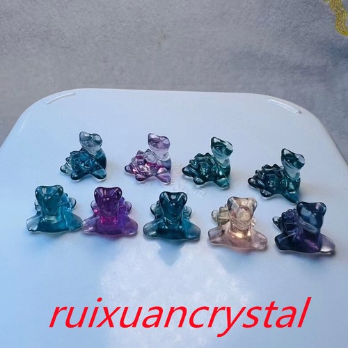 Pezzi quarzo fluorite - 3,