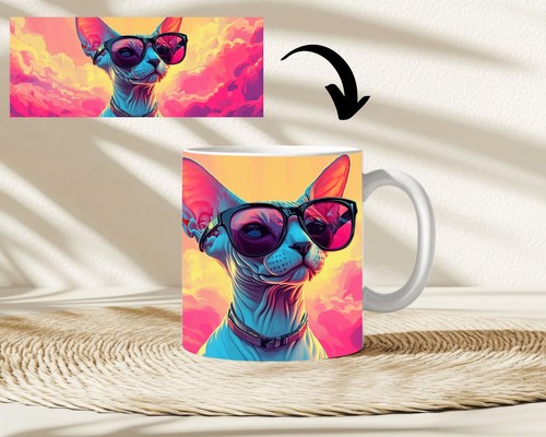 Tazza caffè sphynx gatto - tazza, con