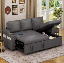 Sofa Bed, L-Shaped Sleeper
