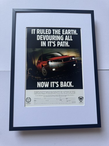 New framed print lancia - new,