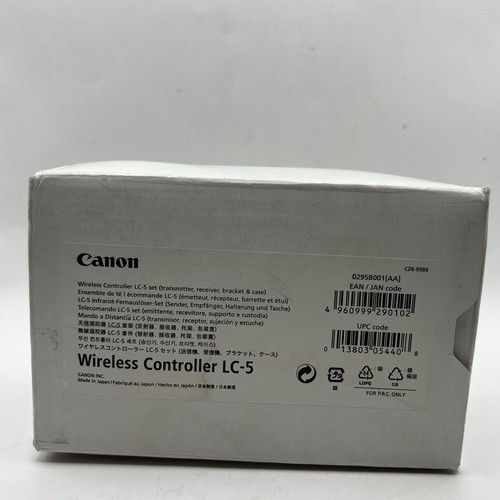 Canon controller wireless - canon, lc-5