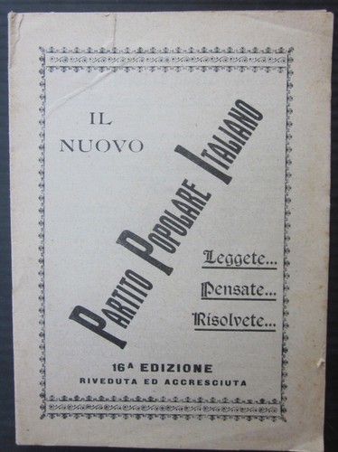 1920ca nuovo partito - 1920ca,