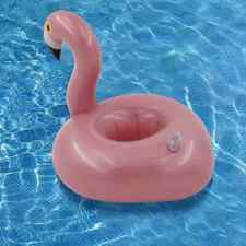 PORTA BEVANDE GONFIABILE PER PISCINA PORTA BICCHIERI GALLEGGIANTE FENICOTTERO