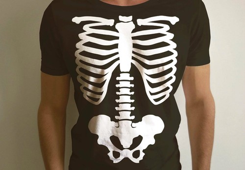 Shirt maglia humor - maglia, scheletro