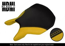 ADATTO PER DUCATI 749 999 CUSTOM GRIP VINILE COPRISEDILE ANTERIORE DSG2 NERO GIALLO