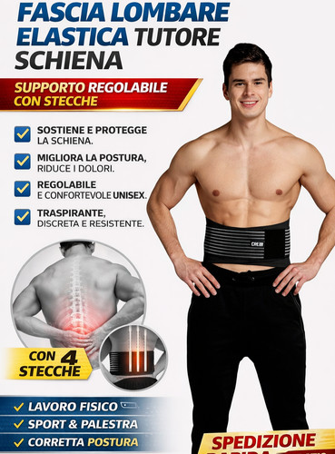 Fascia schiena lombare - schiena,