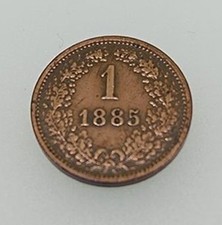 AUSTRIA 1 KREUZER ANNO 1885