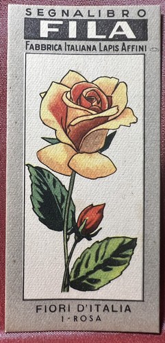 Segnalibro fila fiori d - , d’
