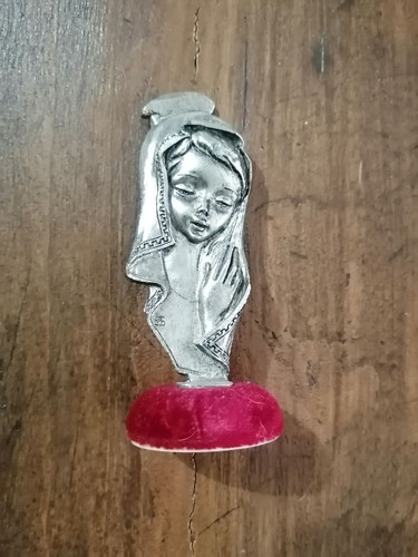 Statuetta maria peltro - -,