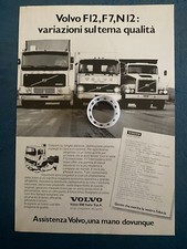 Rara pubblicita’ Camion VOLVO F12-F7-N12 del  1982