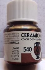 COLORI per CERAMICA A FREDDO * FERRARIO * 50 ml. * col. 540 RAME