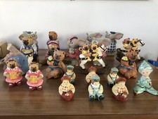 Stock Di 23 Statuine Pupazzi Animaletti In Gesso Dipinto A Mano