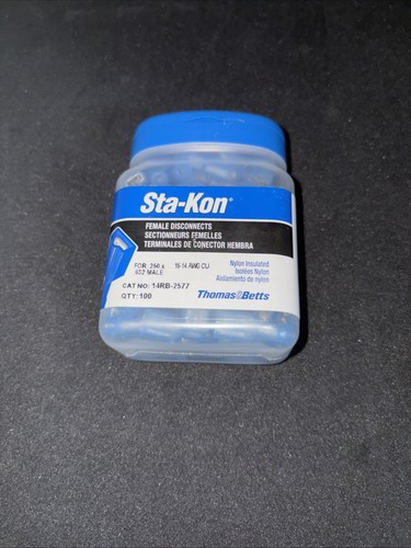 Qty 100 thomas - thomas, sta-kon