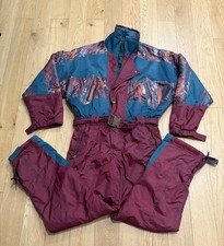 RODEO taglia L (52) tuta da sci anni 90 vero vintage tuta da neve donna uomo